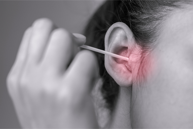 耳掃除のしすぎによる外耳炎｜ちば耳鼻咽喉科クリニック